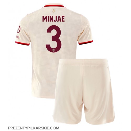 Stroje piłkarskie Bayern Munich Kim Min-jae #3 Koszulka Trzeciej dla dzieci 2024-25 Krótki Rękaw (+ szorty)